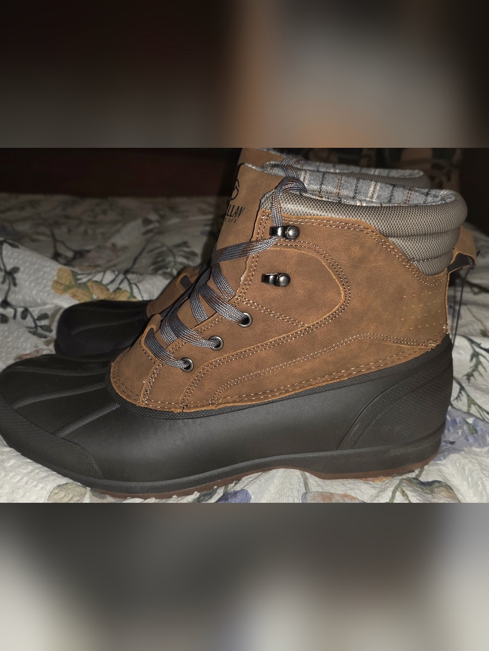 Men's Brown Waterproof Winter Boots - Magellan